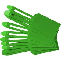 &eacute;tiquettes de cadenassage vierges en plastique, Plastique, 3-1/4" la x 5-4/5" h, Vierge Groupe Generik