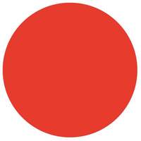 Round Write-On Labels, Circle, 3" L x 3" W, Red Groupe Generik