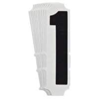 Quick-Align&reg; Individual Gothic Number and Letter Labels, 1, 4" H, Black Groupe Generik