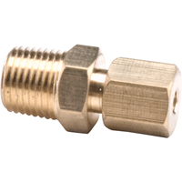 Compression Connectors - Tube to Male Pipe, 3/16" x 1/8" Groupe Generik