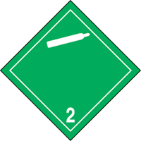 &eacute;tiquettes d'exp&eacute;dition TMD, Classe 2,2, Gaz ininflammables & non-toxiques, Papier Groupe Generik