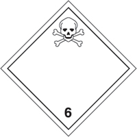 &eacute;tiquettes d'exp&eacute;dition TMD, Classe 6,1, Substances toxiques, Papier Groupe Generik