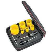 Trousse de scie pour plombier pour trou &agrave; coupe profonde, 10 morcea Groupe Generik