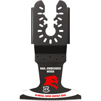 Lame oscillante Bi-Metal Demo Demon de taille universelle 2-1/2" pour bois avec clous Groupe Generik