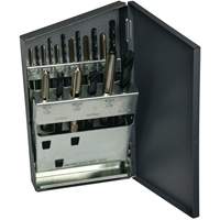 HTGP Metric Jobber Drill & Hand Tap Set, 18 Pieces Groupe Generik