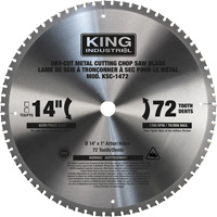 Chop Saw Blade, 14", 72 Teeth, Metal Use Groupe Generik