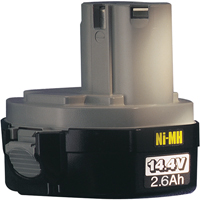 Bloc-piles de style nacelle, Ni-MH, 14,4 V, 2,6 A Groupe Generik