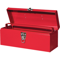 Coffre &agrave; outils portatif ATB100 avec plateau en m&eacute;tal pour outils, 6" P x 16" la x 6-1/2" h, Rouge Groupe Generik