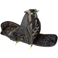 Techgear 53-Pocket Tool Backpack, 16" L x 13-1/4" W, Black, Polyester Groupe Generik