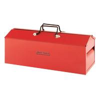 Tool Box, 8-13/20" D x 21-3/10" W x 9" H, Red Groupe Generik