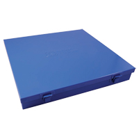 Slim Metal Box, 12" D x 11-1/2" W x 1-3/4" H, Blue Groupe Generik