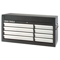 Top Chest - 8 Drawers, 41-1/2" W, 8 Drawers, Black Groupe Generik