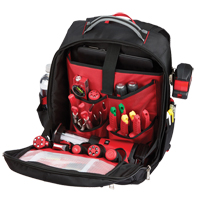 Low-Profile Backpack, 10" L x 12" W, Black, Ballistic Groupe Generik