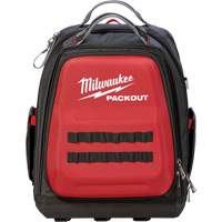 Packout Backpack, 15-3/4" L x 11-4/5" W, Black/Red, Ballistic Groupe Generik