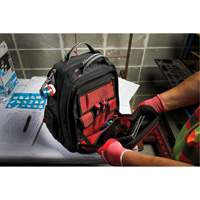 Packout Backpack, 15-3/4" L x 11-4/5" W, Black/Red, Ballistic Groupe Generik