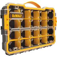 Compartment Pro Organizer, 11" W x 17-5/8" D x 2-7/8" H, Black/Yellow Groupe Generik