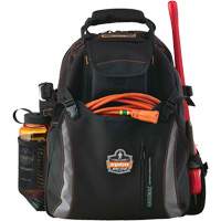 Arsenal&reg; 5843 Tool Backpack, 13-1/2" L x 8-1/2" W, Black, Polyester Groupe Generik
