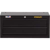 100 Series Middle Tool Chest, 26" W, 2 Drawers, Black Groupe Generik