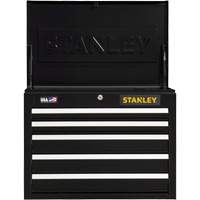 300 Series Tool Chest, 26" W, 5 Drawers, Black Groupe Generik
