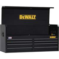 Tool Chest, 51-1/2" W, 8 Drawers, Black Groupe Generik