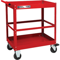 Chariot utilitaire robuste s&eacute;rie PRO+, 2 tiers, 30-1/5" x 38-1/3" x 19-1/2" Groupe Generik