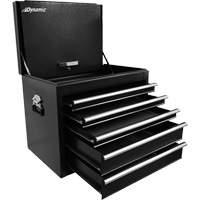 Truck Tool Box, 27" W, 5 Drawers, Black Groupe Generik