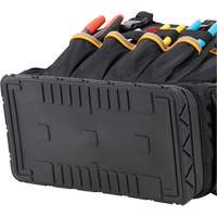 Molded Base Tool Backpack, 18" L x 13" W, Black/Blue, Ballistic/Polyester Groupe Generik