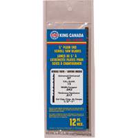 12-Piece Reverse Tooth Scroll Saw Blades, Scroll cutting, 0.043" W x 5" L, 12 TPI Groupe Generik