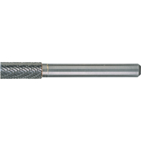 CLEVELAND Solid Carbide Burrs - Cylinder Shape with End Cut, SB-43, 3 mm Dia., 1/8" Shank, 14.3 MM Depth of Cut Groupe Generik