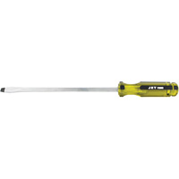 Slot Jumbo Handle Screwdriver, 3/8", 10" L, Plastic Handle Groupe Generik
