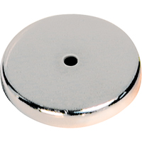 Low Profile Cup Magnets, 4.90625" Dia., 95 lbs. Pull Groupe Generik