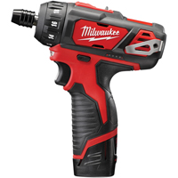 Ensemble tournevis hexagonaux &agrave; 2 vitesses M12, 1/4", 12 V, 275 lb-po couple max., Lithium-ion bloc-pile Groupe Generik