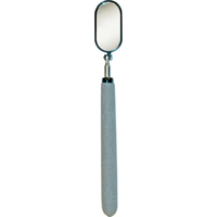 Inspection Mirror, Oval, 1-1/2" L x 1-1/4" W, Telescopic Groupe Generik