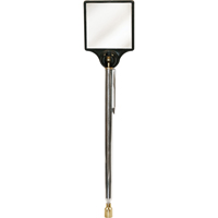 Inspection Magnetic Mirror, Square, 2" L x 2" W, Telescopic Groupe Generik
