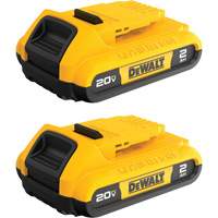 Max* Compact Batteries, Lithium-Ion, 20 V, 2 A Groupe Generik