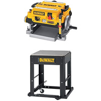 2-Speed Thickness Planer with Stand, 19-3/4" W x 22-1/2" L x 13-1/2" H, 20000 RPM No Load Speed Groupe Generik
