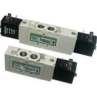 Pilot 5-Way 2-Position 4-Way Solenoid Valves, 1/8" Pipe, 150 PSI Groupe Generik