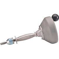 Hand Spinner with C-1IC Auger Cable #K-25-BP, Manual, Bulb, 25' Cable Length, 5/16" Cable Diameter Groupe Generik