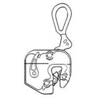 GXL Plate Clamp, 4000 lbs. (2 tons), 1/16" - 7/8" Jaw Opening Groupe Generik