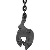 GX Plate Clamp with Chain Connector, 1000 lbs. (0.5 tons), 1/16" - 5/16" Jaw Opening Groupe Generik