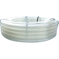 Tubing, Air/Water, 0.3125" OD x 100' L, PVC, Clear, 55 PSI @ 20°C Groupe Generik