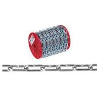 Chaîne droite, Acier &agrave; faible teneur en carbone, 2/0 x 120' (36,6 m) l, Charge d'utilisation 520 lb (0,26 tonne) Groupe Generik