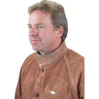 Veste de soudage, Cuir, 4T-Grand, Lava Brown Groupe Generik