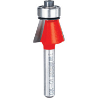 Router Bit - Chamfer Bit, 23/32" Dia., 1/4" Shank Groupe Generik