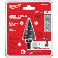 #11 Step Drill Bit, 7/8" - 1-7/32" , High Speed Steel Groupe Generik