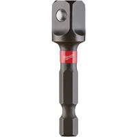 Shockwave Impact Driver Socket Adapters, 1/4" Drive Size, 3/8" Male Size, Ball, 1-7/8" L Groupe Generik