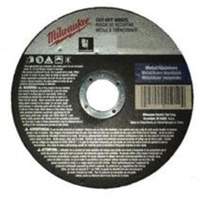 Reinforced Cut-Off Wheels, 5" x 0.045", 7/8" Arbor, Type 1, Aluminum Oxide, 13580 RPM Groupe Generik