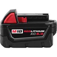 M18 Redlithium XC5.0 Extended Capacity Battery Pack, Lithium-Ion, 18 V, 5 A Groupe Generik