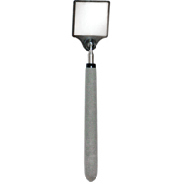 Acrylic Inspection Mirror, Square, 2" L x 2" W, Telescopic Groupe Generik
