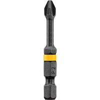 Embout Impact Ready no 2 Phillips 2' de Dewalt, Phillips, Embout #2, Prise 1/4", Longueur 2" Groupe Generik